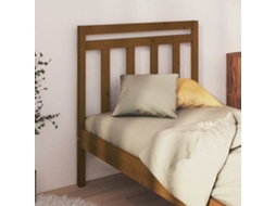 Vidaxl Cabeceira De Cama 106x4x100 Cm Pinho Maciço Castanho Mel