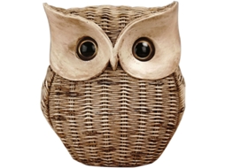 Estátua Decorativa de Coruja para Estantes e Prateleiras Ornamentação Animal para Casa NEVEANCE