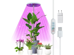 Luz De Espectro Total Para Plantas Com 72 Leds, Altura Ajustável, 3 Modos, 10 Níveis De Brilho, Ideal Para Plantas E Suculentas Slowmoose