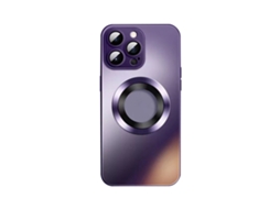 Capa de Celular com Filme de Lente e Magnético para iPhone 14 Pro EOOCOO