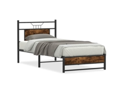 Bed Frame, Bed Frames Vidaxl Marrom Madeira Processada (80 X 200 Cm)