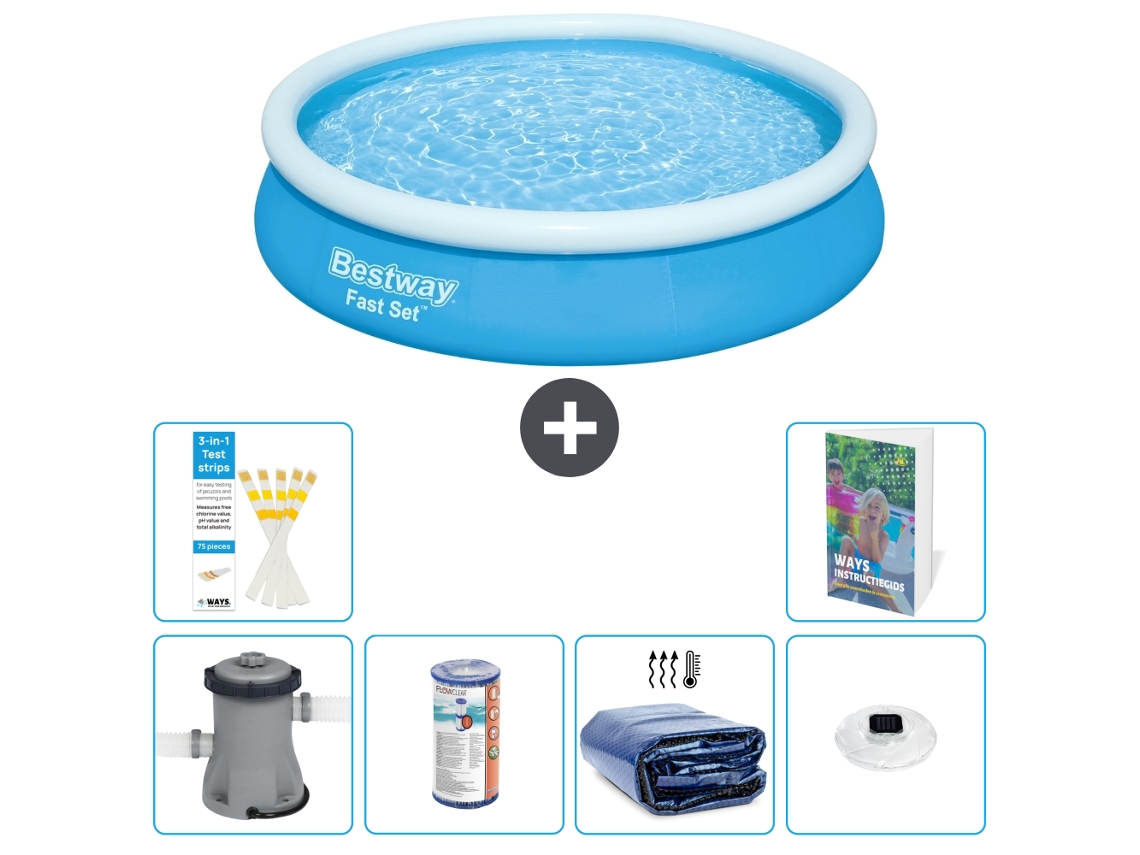 Bestway Piscina Bestway Fast Set Redonda - 366x76 Cm - 7-peças S275