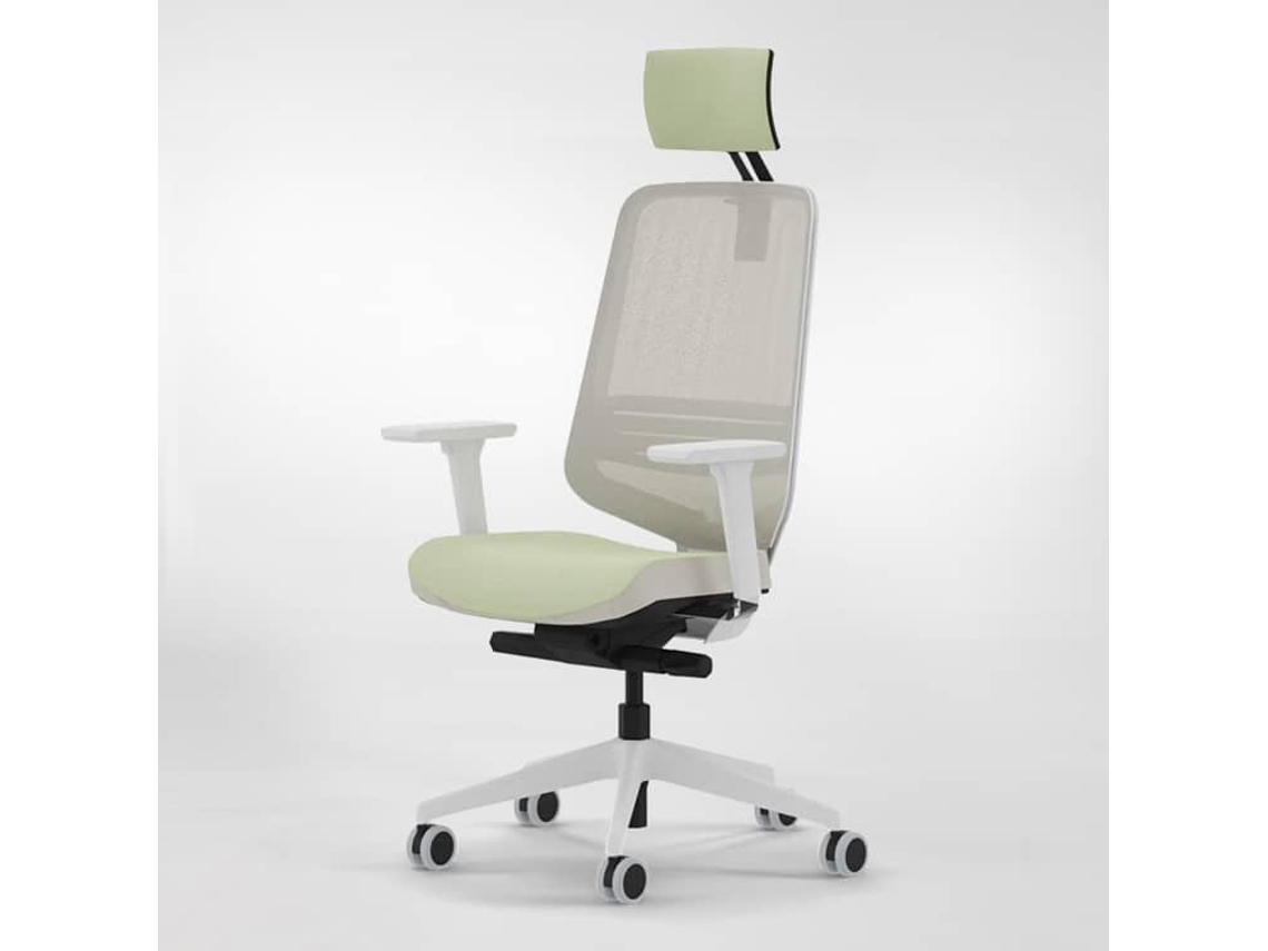 Cadeira Escritorio Executiva Ergonómica FORMA 5 Dot Pro Cabezal Green Forest Qualidade Superior
