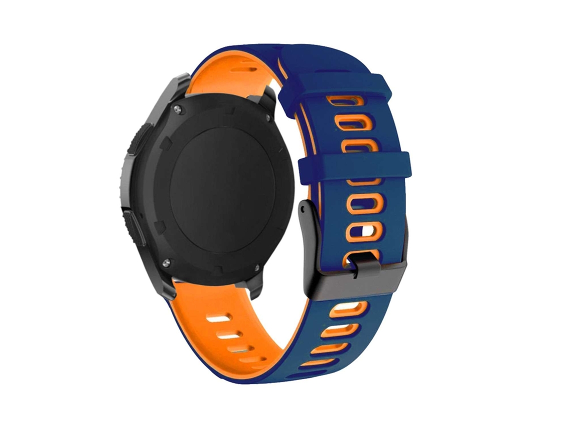 Bracelete Pioneer para Garmin Forerunner 255 Azul e Laranja