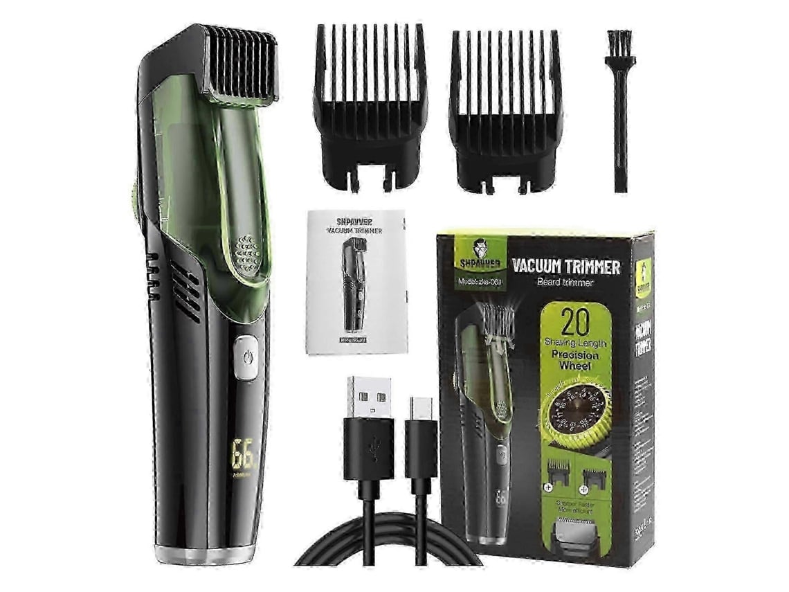 Aparador De Pelos Com Vácuo, Multifuncional, Para Barba E Cabelo