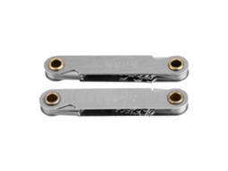 2 Peças Calibradores De Rosca De Aço Inoxidável Imperial55° Métrico60° Para Medir Passo De Parafusos