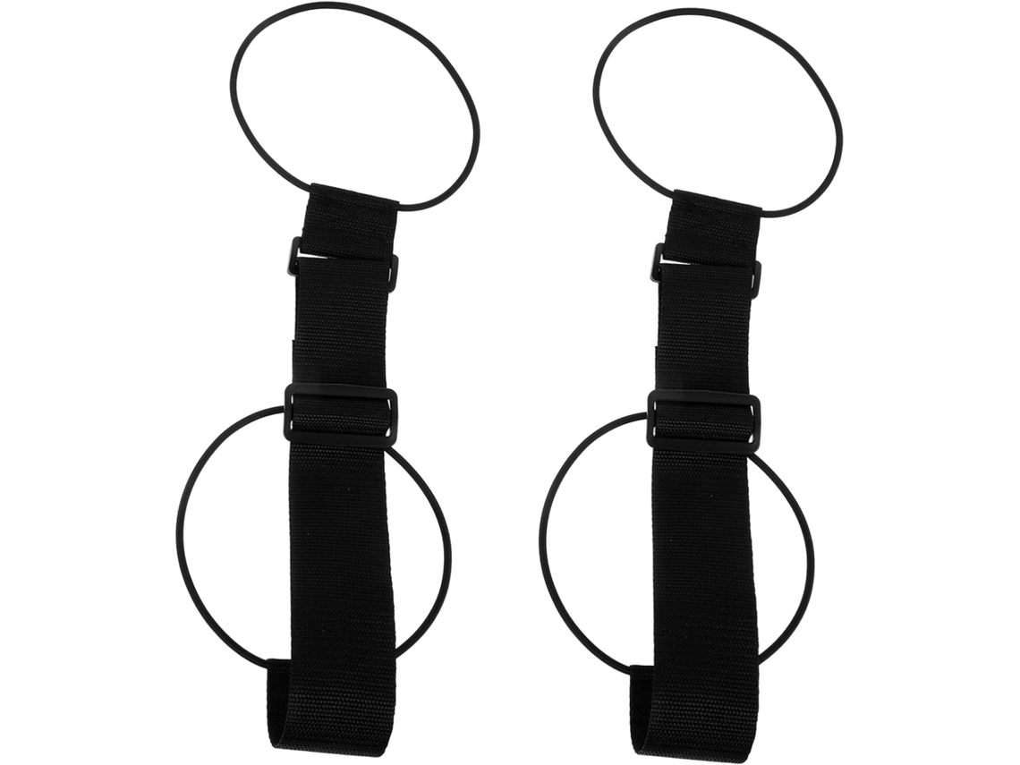 Conjunto De 2 Tiras Elásticas Ajustáveis Para Malas E Bolsas De Viagem, Em