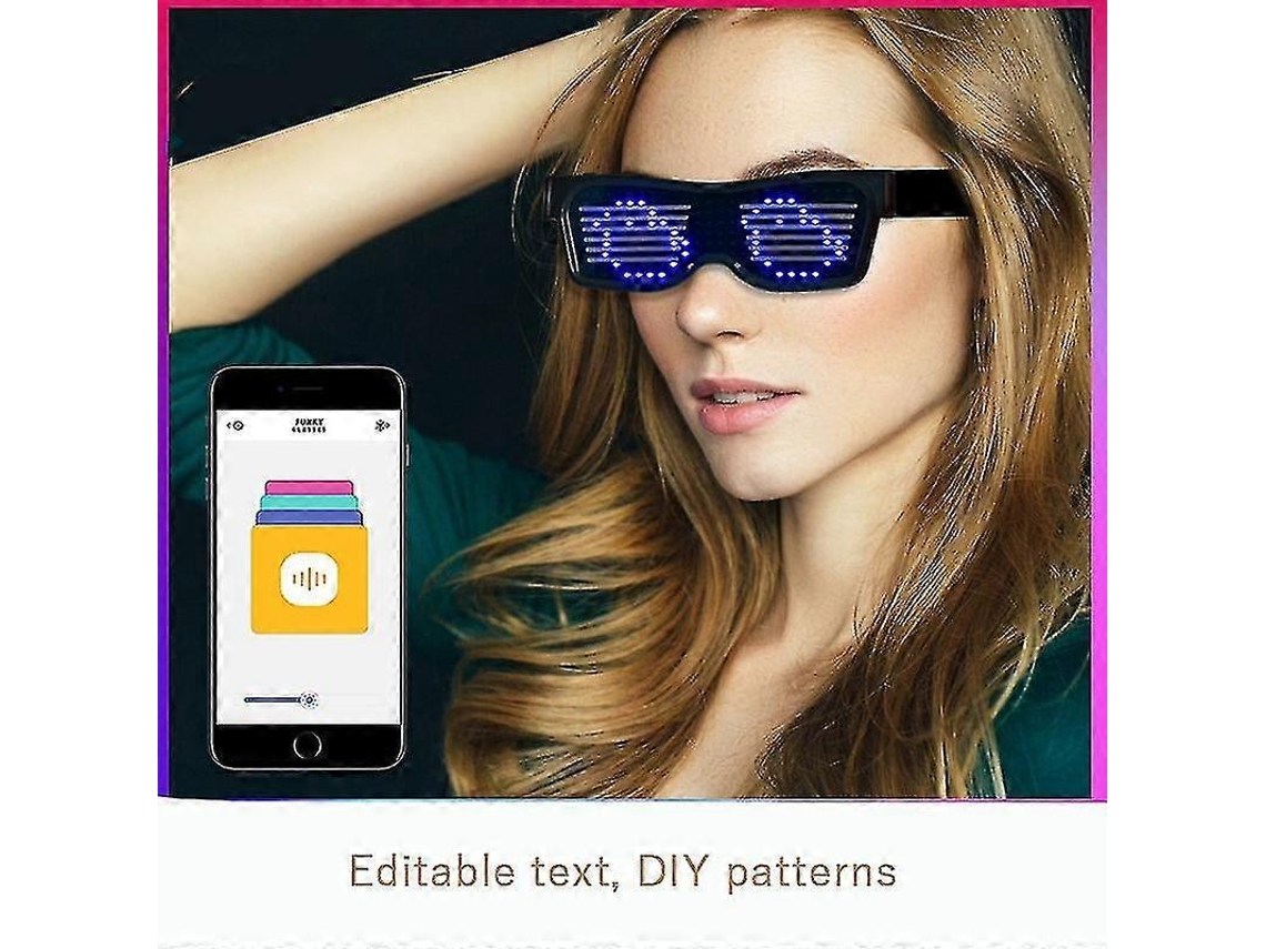 Óculos Smart Led Queima Oculos Com Bluetooth