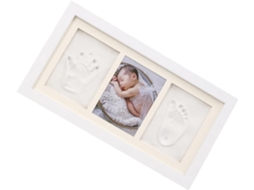 Porta retratos Decorativo com Impressão de Mão, Suporte para Fotos, Ideal para Escritório, CHABERLU