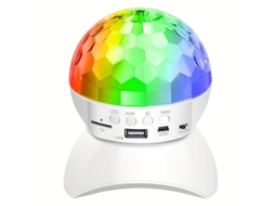 Efeitos de Iluminação Led com Projeção de Som e Luz Via Bluetooth MDUG
