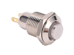 Interruptor Micro Inicial Instantâneo Botão Metálico Impermeável
