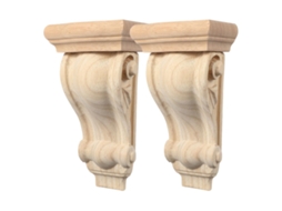 Conjunto De 2 Mesas De Console Em Madeira Maciça Entalhada À Mão, Estilo Europeu Elegante.