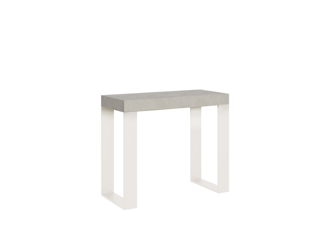 Mesa De Console Extensível 90x40/196 Cm Tecno Small Cashmere Itamoby