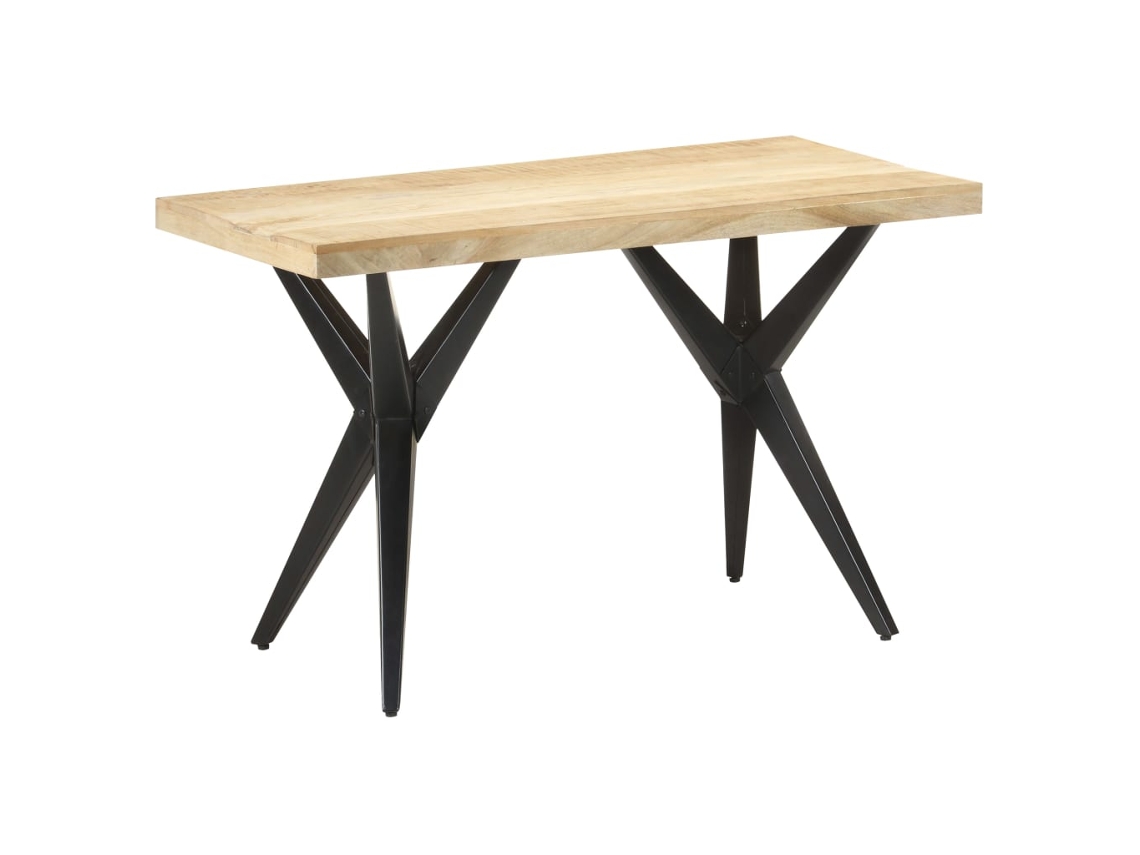 Vidaxl Mesa De Jantar 120x60x76 Cm Madeira De Mangueira Maciça