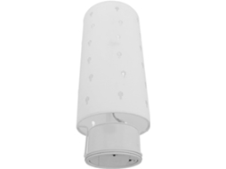 Base de mesa Villcase com cúpula branca, elegante, pequena e portátil, para cabeceira, ideal para quarto ou
