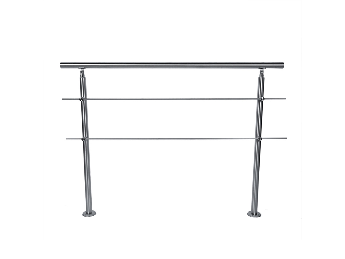 Corrimão De Escada Em Aço Inoxidável Laxiscreed 80x102,5 Cm Para Maior Segurança E Durabilidade