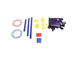 Walshlxq juego de Lanzar Anillos para Niños 3 En 1 Con Bolsas de Arena, Desmontable, Juguetes de Lanzamiento para Interior Y Exterior