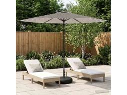 Vidaxl Parasol De Jardim Com Base 300 X 300 Cm Poliéster Retangular