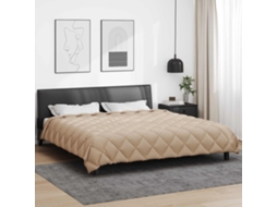 Vidaxl Edredom De Inverno 200 X 240 Cm 450 Gsm Cinzento-acastanhado
