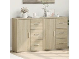 Vidaxl Aparadores 2 Pcs 60x31x70 Cm Derivados Madeira Carvalho Sonoma