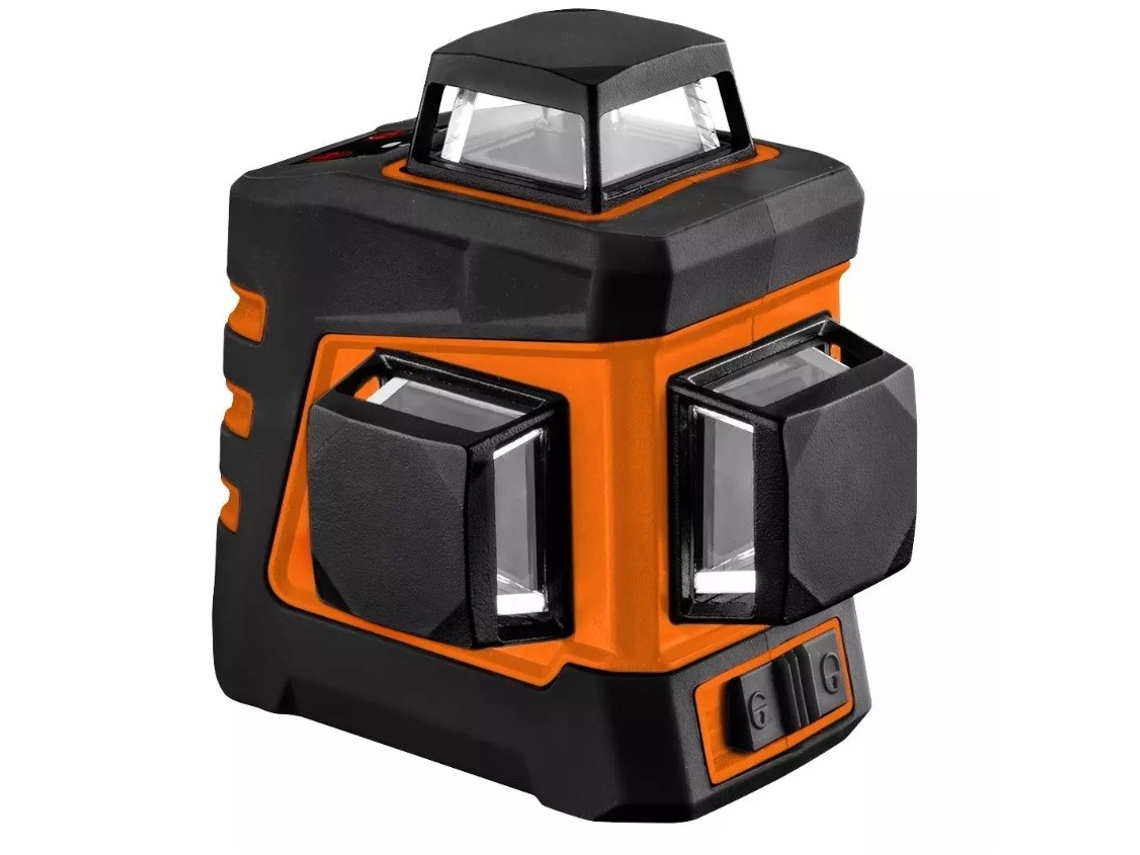 Laser plano 3D de 20 m, verde 360 graus em 3 planos, estojo e suporte magnético incluídos Neo Tools