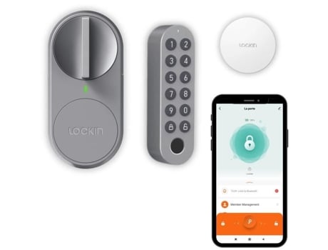 Kit De Fechamento Da Porta De Entrada Konyks Lockin G30 Pro Digicode E Hub Inclusos