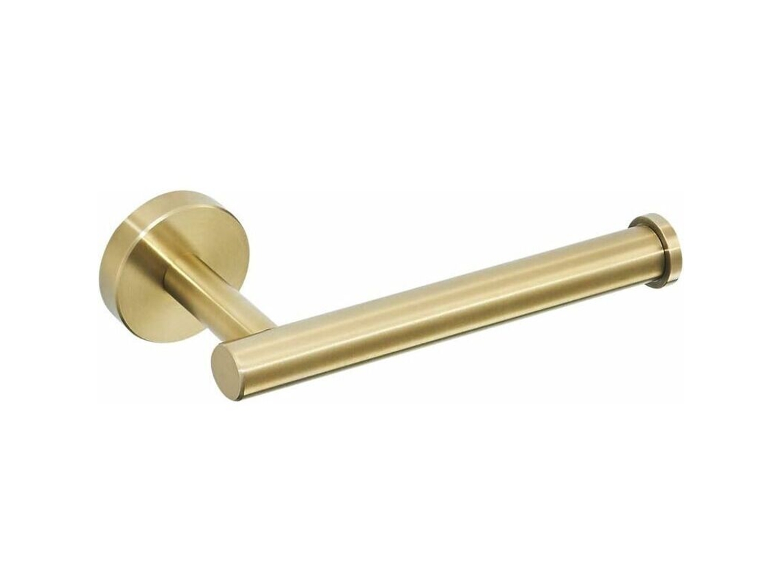 Suporte de Papel Higiênico em Aço Inoxidável 304 Dourado Escovado AQUAFORGE