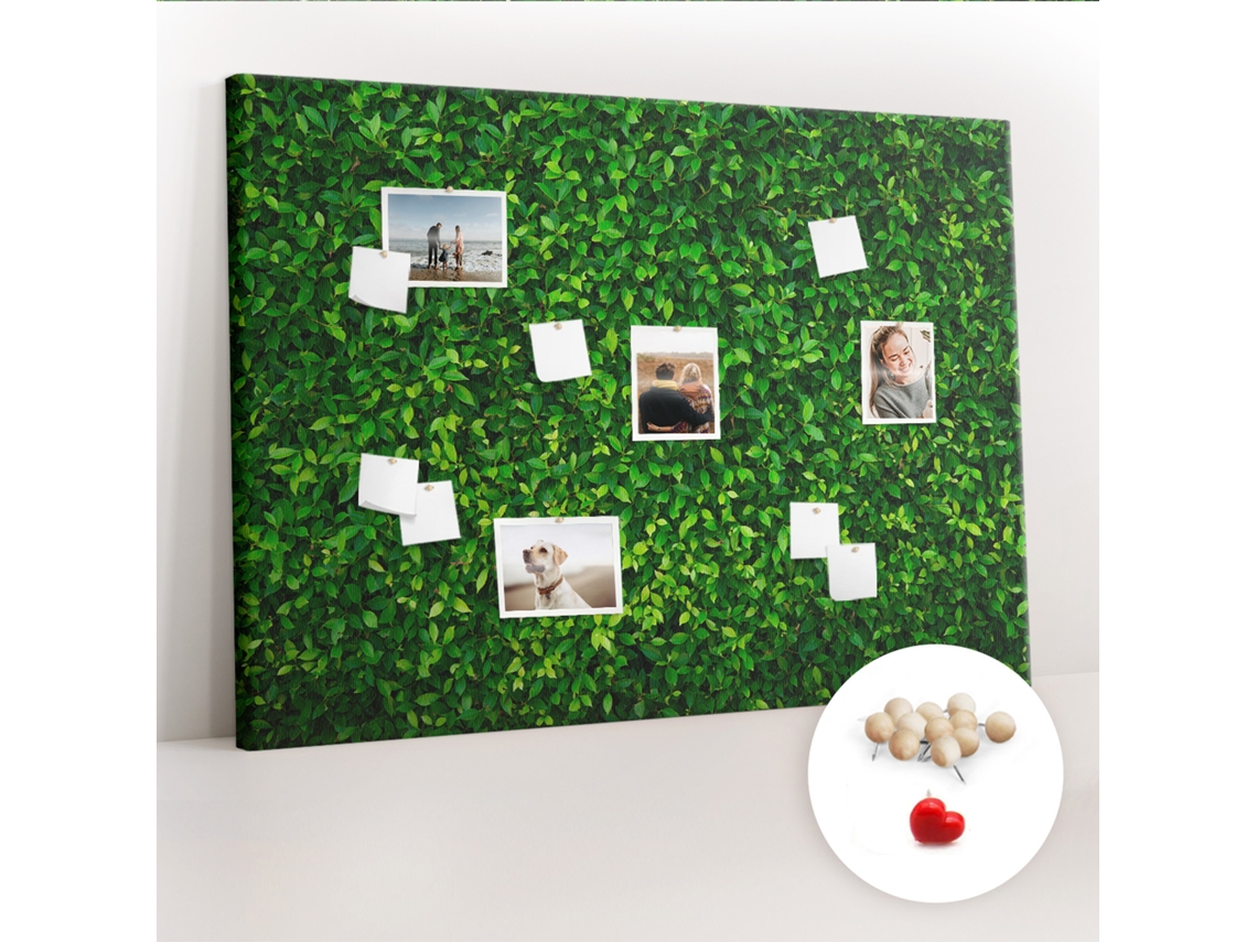 Painel De Cortiça Para Parede Cerca De Folhas Para O Corredor Espelharte (140x100 Cm)