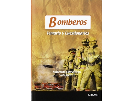 Livro Bomberos.Temario Y Cuestionarios.Vol 2 de Vv.Aa. (Espanhol)