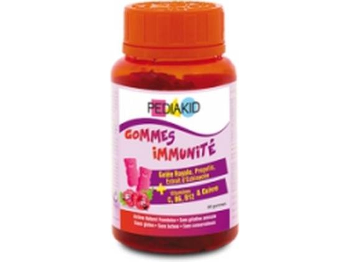 Chá PEDIAKID Gummy Immuno (60 unidades (Framboesa))