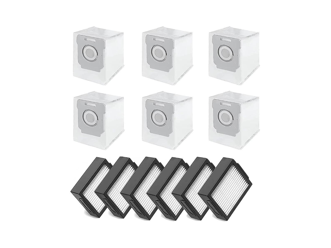 Acessórios de Aspirador Saco de pó com filtro Hepa compatível com de pó I7 I7+ I3 E5 E6