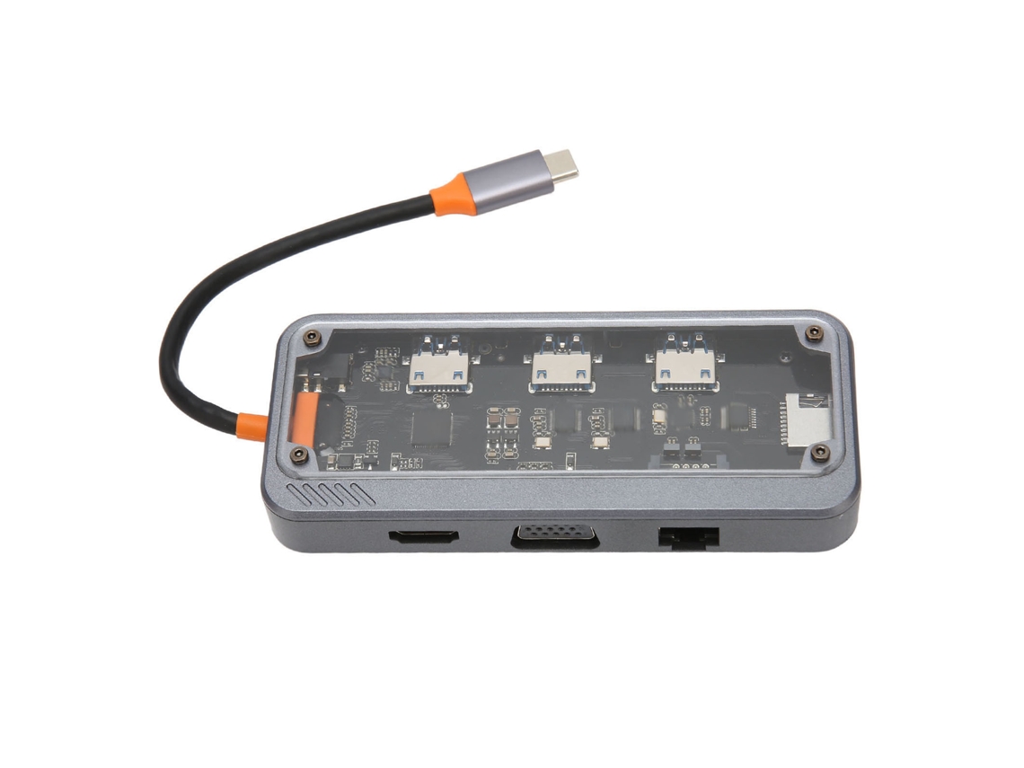 Hub Usb c 10 em 1 LAXISCREED Docking Pd