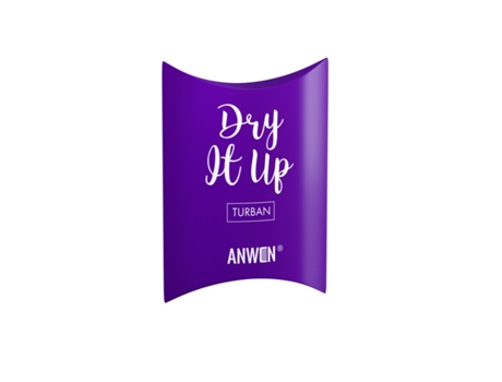 Turbante de cabelo roxo luxuoso, 1 peça Anwen