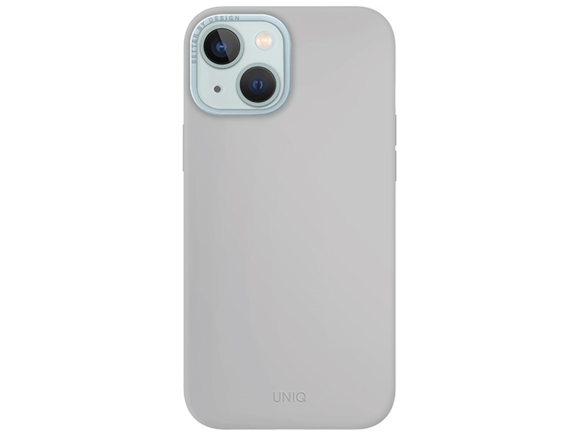 Capa para iPhone 15 UNIQ Pele Sintética Branco