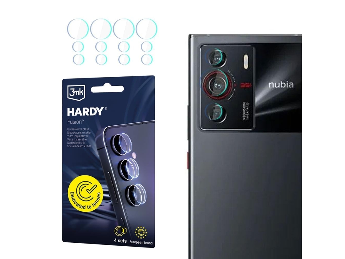 Película De Ecrã Zte Nubia Z40 Pro 3mk Hardy Fusion Lens Protection