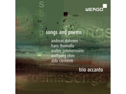 CD Trio Accanto - Songs and Poems (1CD)