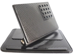 Suporte Giratório Preto Para Gps De Carro E Celular