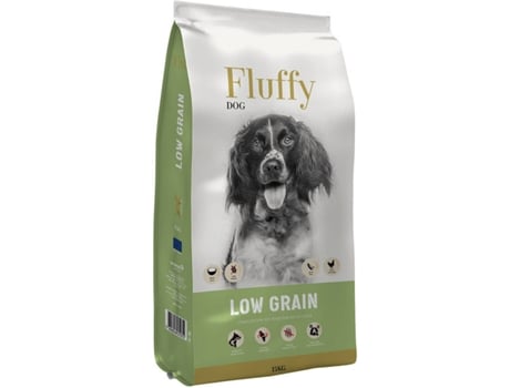 Ração Seca para Cão FLUFFY Low Grain (15 kg)