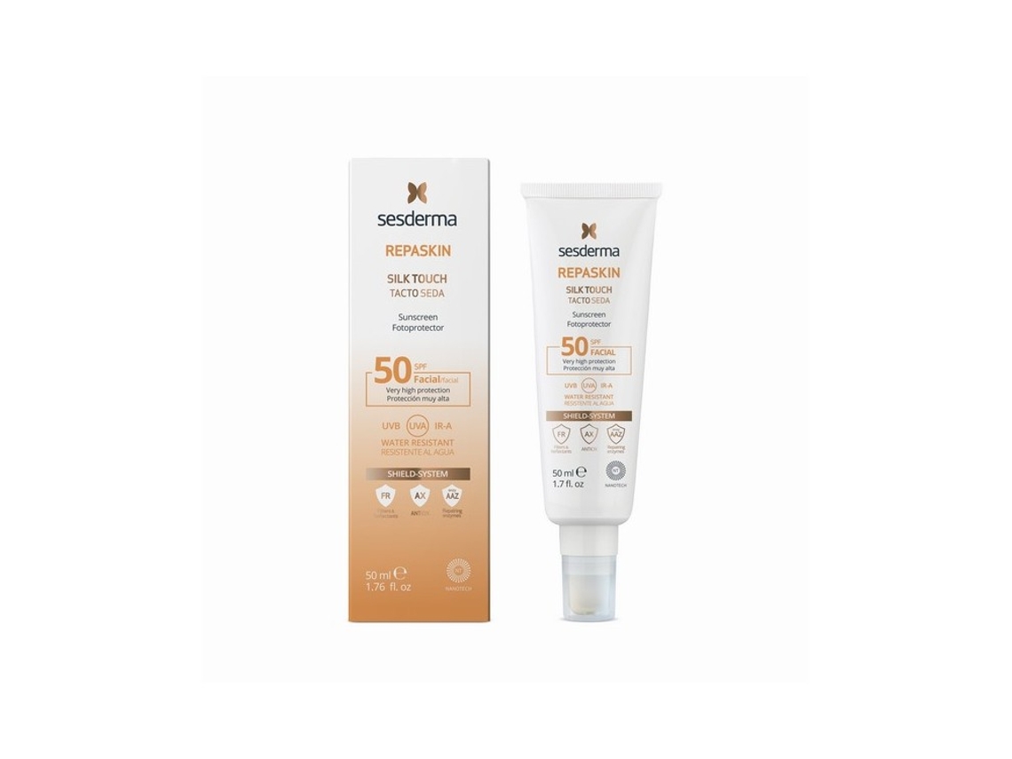 Protetor Solar de Rosto SESDERMA Repaskin SPF 50 (50 ml)
