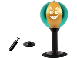 Máquina De Boxe Chrui Saco De Pancada De Mesa Anti-stress Com Luva (dourado)