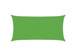 Vidaxl Vela De Sombra 2 X 6 M Hdpe Retangular Verde Claro
