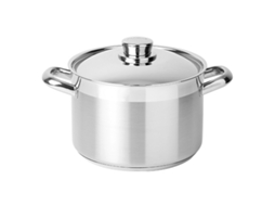Panela SILAMPOS Alegro Aço inoxidavel 18/10 (Diâmetro: 20cm)