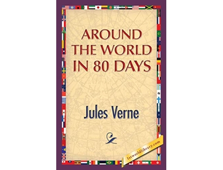 Livro Around the World in 80 Days de Jules Verne (Inglês)