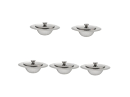 Conjunto Com 5 Filtros Para Pia De Cozinha E Tampa Para Ralo De Pia De Cozinha