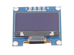 Módulo De Display Oled Branco Iic, Pequeno Componente Eletrônico, 0.96 Polegadas