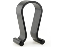 Lurelia Base De Apoio Para Headset, Organizador Limpo De Secretária, Madeira De Nogueira, 26 Cm