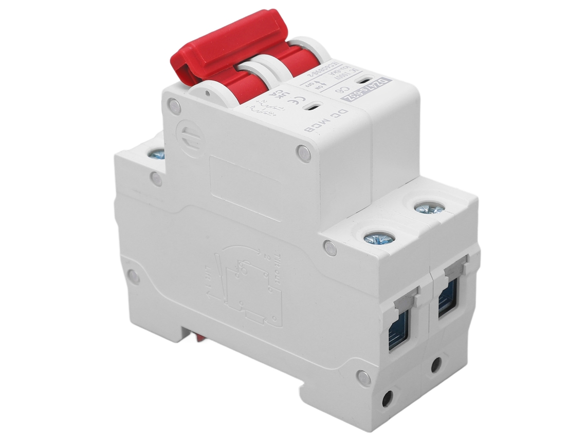Laxiscreed Disjuntor De Corrente Dc 1000v, 6a Para Proteção Elétrica