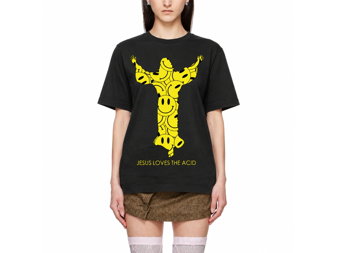 Rockinstone Acid House Is Back Piston Recordings T-shirt Black Unique Designer Style