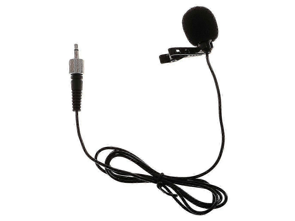 Microfone De Lapela 3, 5 Mm Para Sennheiser Preto Db Aquaforge