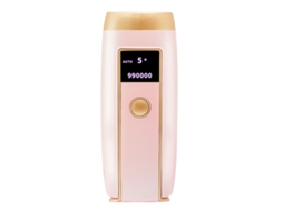 Depiladora Luz Pulsada YIZHOOD Uso Doméstico Ice-Cooling 990.000 Flashes 5 Níveis para Mulheres Corpo Biquínis Pernas Barbeadores Lcd Display Rosa